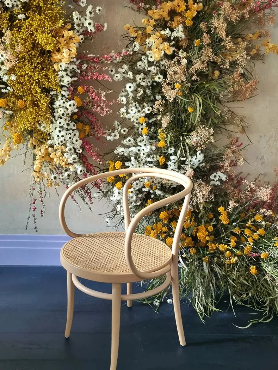 209 Armstol, hvid fra<Thonet Discount