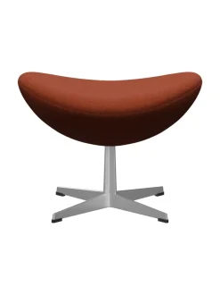3127 Fodskammel til Ægget af Arne Jacobsen læder<Fritz Hansen Discount