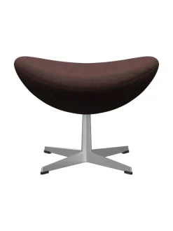 3127 Fodskammel til Ægget af Arne Jacobsen læder<Fritz Hansen Discount