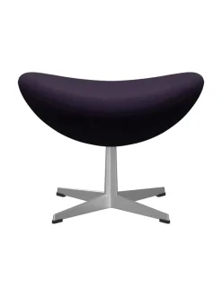 3127 Fodskammel til Ægget af Arne Jacobsen læder<Fritz Hansen Discount