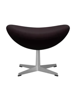3127 Fodskammel til Ægget af Arne Jacobsen læder<Fritz Hansen Discount