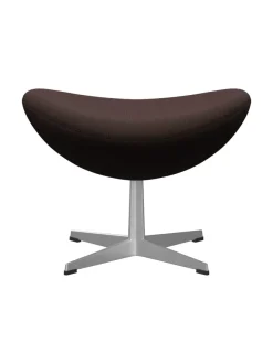3127 Fodskammel til Ægget af Arne Jacobsen læder<Fritz Hansen Discount