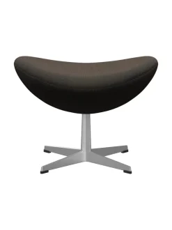 3127 Fodskammel til Ægget af Arne Jacobsen læder<Fritz Hansen Discount