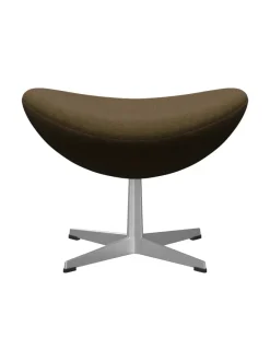 3127 Fodskammel til Ægget af Arne Jacobsen læder<Fritz Hansen Discount