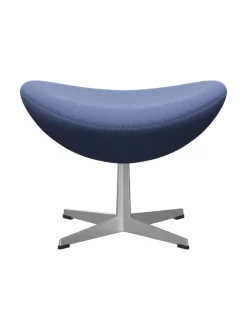 3127 Fodskammel til Ægget af Arne Jacobsen læder<Fritz Hansen Discount