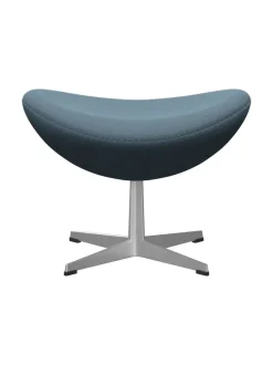 3127 Fodskammel til Ægget af Arne Jacobsen læder<Fritz Hansen Discount
