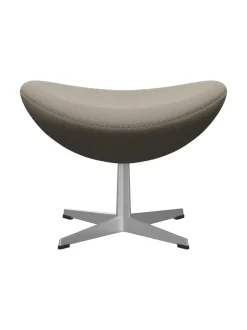3127 Fodskammel til Ægget af Arne Jacobsen læder<Fritz Hansen Discount