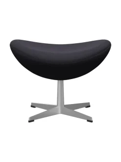 3127 Fodskammel til Ægget af Arne Jacobsen læder<Fritz Hansen Discount