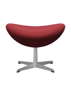 3127 Fodskammel til Ægget af Arne Jacobsen læder<Fritz Hansen Discount