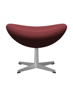 3127 Fodskammel til Ægget af Arne Jacobsen læder<Fritz Hansen Discount