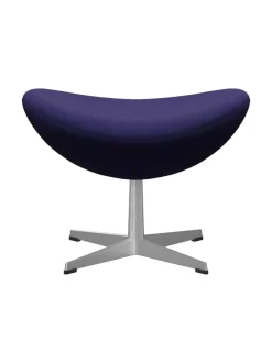 3127 Fodskammel til Ægget af Arne Jacobsen læder<Fritz Hansen Discount