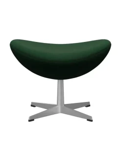 3127 Fodskammel til Ægget af Arne Jacobsen læder<Fritz Hansen Discount