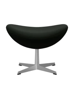 3127 Fodskammel til Ægget af Arne Jacobsen læder<Fritz Hansen Discount