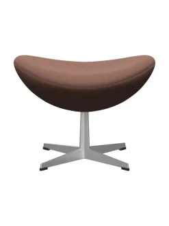 3127 Fodskammel til Ægget af Arne Jacobsen læder<Fritz Hansen Discount