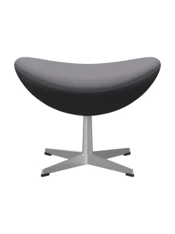 3127 Fodskammel til Ægget af Arne Jacobsen læder<Fritz Hansen Discount