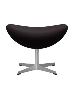 3127 Fodskammel til Ægget af Arne Jacobsen læder<Fritz Hansen Discount