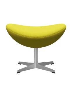 3127 Fodskammel til Ægget af Arne Jacobsen læder<Fritz Hansen Discount