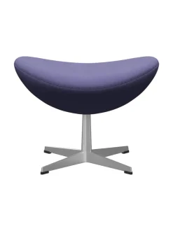 3127 Fodskammel til Ægget af Arne Jacobsen læder<Fritz Hansen Discount