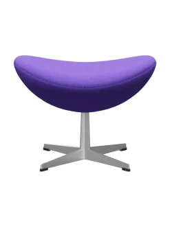 3127 Fodskammel til Ægget af Arne Jacobsen læder<Fritz Hansen Discount