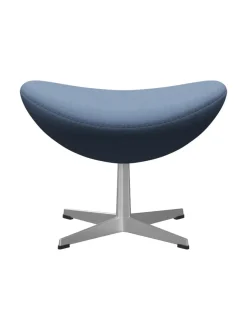 3127 Fodskammel til Ægget af Arne Jacobsen læder<Fritz Hansen Discount