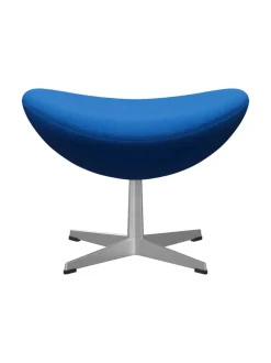 3127 Fodskammel til Ægget af Arne Jacobsen læder<Fritz Hansen Discount