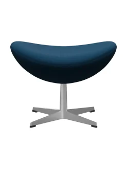 3127 Fodskammel til Ægget af Arne Jacobsen læder<Fritz Hansen Discount