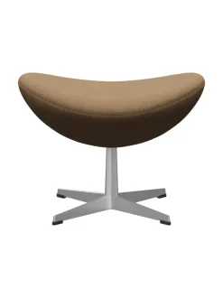3127 Fodskammel til Ægget af Arne Jacobsen læder<Fritz Hansen Discount