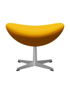 3127 Fodskammel til Ægget af Arne Jacobsen læder<Fritz Hansen Discount