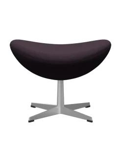 3127 Fodskammel til Ægget af Arne Jacobsen læder<Fritz Hansen Discount