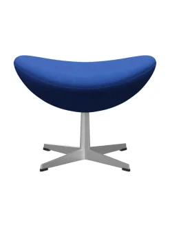 3127 Fodskammel til Ægget af Arne Jacobsen læder<Fritz Hansen Discount
