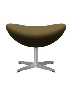 3127 Fodskammel til Ægget af Arne Jacobsen læder<Fritz Hansen Discount