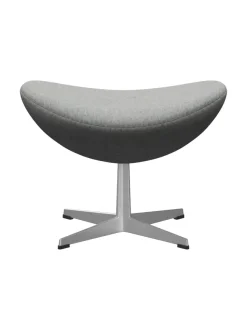 3127 Fodskammel til Ægget af Arne Jacobsen læder<Fritz Hansen Discount