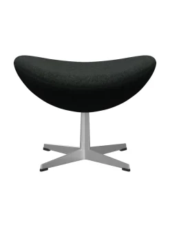 3127 Fodskammel til Ægget af Arne Jacobsen læder<Fritz Hansen Discount