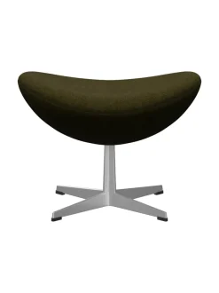 3127 Fodskammel til Ægget af Arne Jacobsen læder<Fritz Hansen Discount