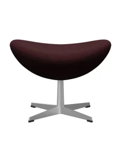 3127 Fodskammel til Ægget af Arne Jacobsen læder<Fritz Hansen Discount