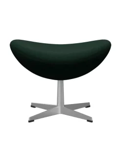 3127 Fodskammel til Ægget af Arne Jacobsen læder<Fritz Hansen Discount