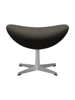 3127 Fodskammel til Ægget af Arne Jacobsen læder<Fritz Hansen Discount