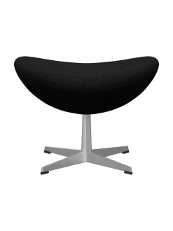 3127 Fodskammel til Ægget af Arne Jacobsen læder<Fritz Hansen Discount