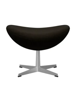3127 Fodskammel til Ægget af Arne Jacobsen læder<Fritz Hansen Discount