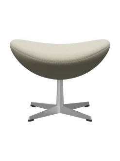 3127 Fodskammel til Ægget af Arne Jacobsen læder<Fritz Hansen Discount