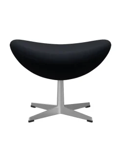 3127 Fodskammel til Ægget af Arne Jacobsen læder<Fritz Hansen Discount