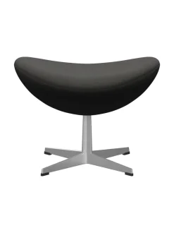 3127 Fodskammel til Ægget af Arne Jacobsen læder<Fritz Hansen Discount