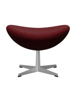 3127 Fodskammel til Ægget af Arne Jacobsen læder<Fritz Hansen Discount