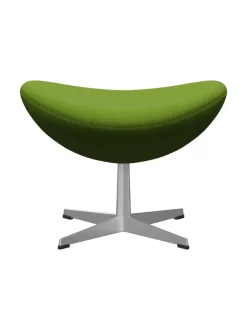 3127 Fodskammel til Ægget af Arne Jacobsen læder<Fritz Hansen Discount