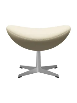 3127 Fodskammel til Ægget af Arne Jacobsen læder<Fritz Hansen Discount