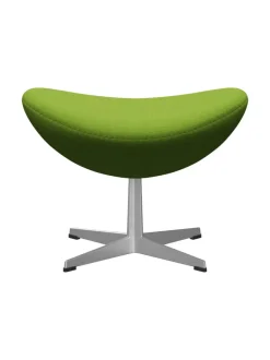 3127 Fodskammel til Ægget af Arne Jacobsen læder<Fritz Hansen Discount