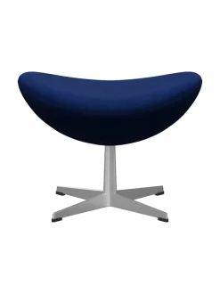 3127 Fodskammel til Ægget af Arne Jacobsen læder<Fritz Hansen Discount