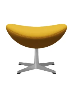 3127 Fodskammel til Ægget af Arne Jacobsen læder<Fritz Hansen Discount