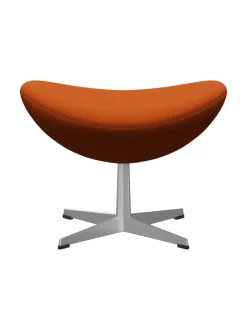 3127 Fodskammel til Ægget af Arne Jacobsen læder<Fritz Hansen Discount