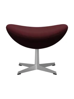 3127 Fodskammel til Ægget af Arne Jacobsen læder<Fritz Hansen Discount